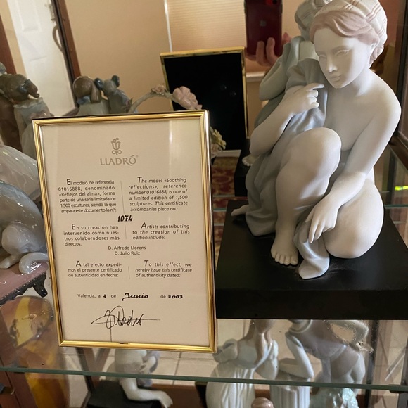 RETIRED 2004 ‘SOOTHING REFLECTIONS’ Lladro item# 01016888 - Picture 15 of 15